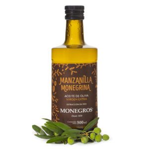 Aceite virgen extra Monegros 500 ml Manzanilla